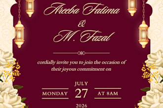 design elegant wedding cards and invitation cards in canva