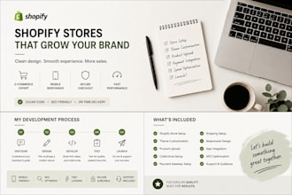 develop a modern react ecommerce or business website