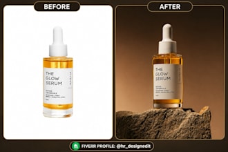 do professional product image editing for amazon and shopify