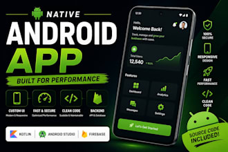 create a native android app
