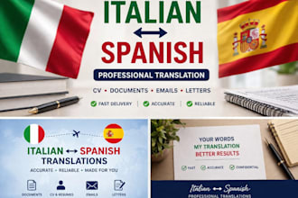 translate italian to spanish and spanish to italian
