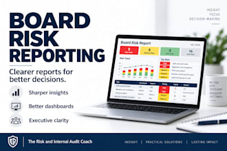 review your risk report and improve board reporting dashboards