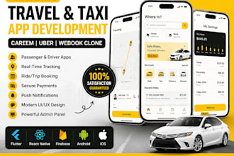 travel clone app, transportation clone app, careem clone app, webook clone app