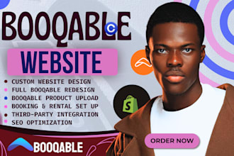 do booqable online rental website design, booqable website redesign integration