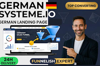 german systeme io german landing page germany systeme io sales funnel funnelish