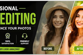 professionally edit, retouch and enhance your photos