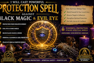 cast powerful protection spell against black magic and evil eye