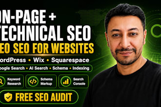 do on page seo, GEO aeo for wordpress, wix, and squarespace site