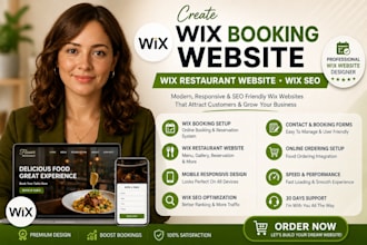 create wix booking website wix restaurant website wix SEO shopify jewelry store