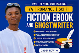 ghostwrite your science fiction, fantasy, or fiction novel