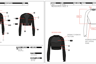 design fashion collections, and create tech packs