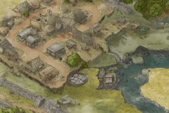 create a magical fantasy map for your story or creative