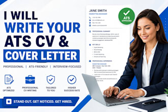write a professional CV and cover letter