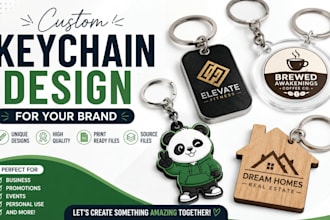 create custom keychain designs for your brand