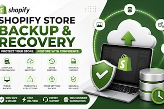 backup, restore, recover, and migrate your shopify store safely