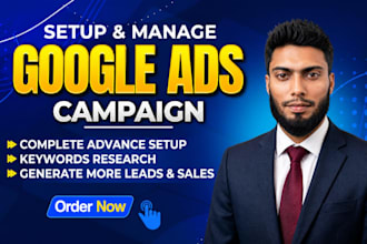 setup, manage, optimize and audit your google ads adwords ppc campaigns