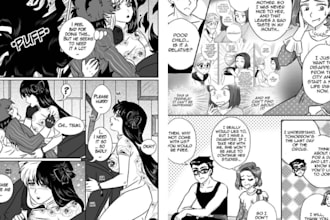 manga anime comic book manga artist webtoon comic manga page manga illustration