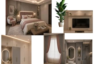 create a modern interior design mood board for your home