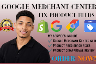 fix google merchant center fix product feed error fix merchant center suspension