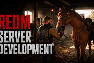 fivem server developer, redm server developar redm vorp sarver setup on