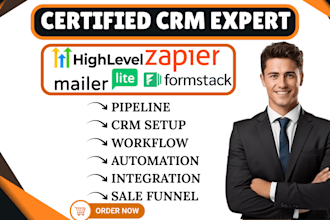build gohighlevel automation mailerlite workflow formstack zapier integration