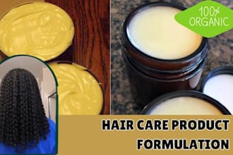 develop organic haircare products, cosmetic skincare products formula