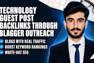 do tech guest post on real website through blogger outreach