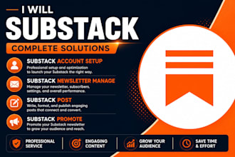 substack account setup substack newsletter manage substack post substack promote