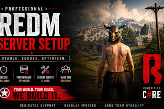 develop redm scripts and setup a full redm roleplay server