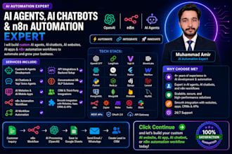 do custom ai agents, ai chatbots,  n8n ai automation, n8n workflow
