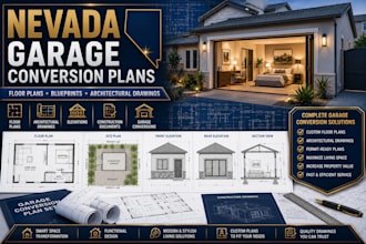 design nevada garage conversion plans floor plans and architectural drawings
