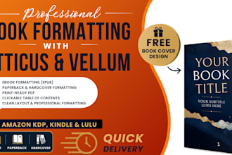 format your book with atticus, vellum for kindle, lulu, amazon kdp publishing