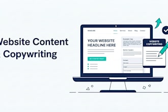 write website content as SEO website copywriter