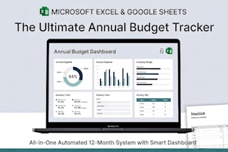 design editable budget spreadsheet, invoice templates in excel or google sheets