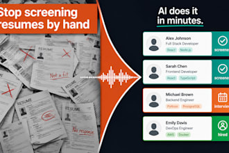 build custom ai applicant tracking system with voice interview screening agent