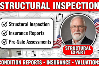 provide structural inspection and condition reports for property concerns