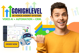 build a gohighlevel ai voice agent and automation