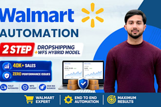 be your walmart two step dropshipping va, wfs and ads expert