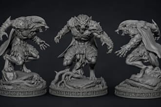create 3d printable cosplay helmet, warhammer and halloween stl