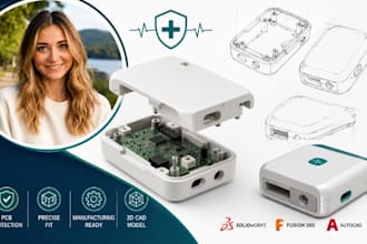 medical pcb housing design for manufacturing, 3d cad and enclosure