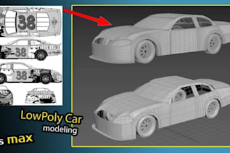 create reverse engineer automotive photos or 3d scans into cad models
