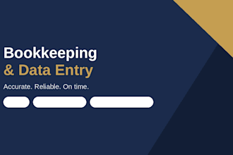 do bookkeeping, data entry and excel accounting reports