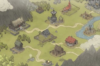 create a custom illustrated map for your location or project