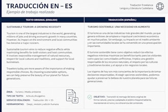 ayuda a traduccion o creacion de textos