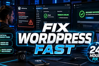 fix wordpress errors fast and recover your broken website