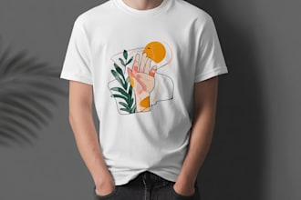 create creative t shirt graphics for your brand