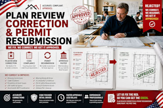 fix plan review corrections permit resubmissions city redlines