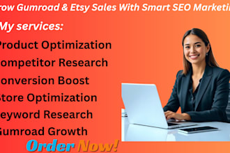 grow gumroad store proven marketing strategies ecommerce marketing etsy seo