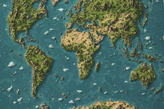 do fantasy world map illustration regional city map