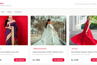 build responsive e commerce website using python fastapi and frontend